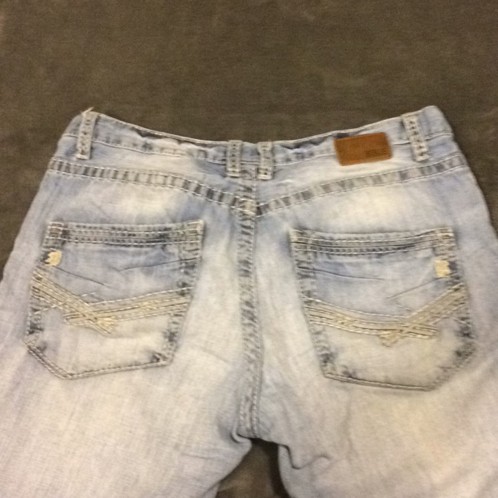 Men’s BKE Jake Jeans. 34R. Light wash. Bootcut.